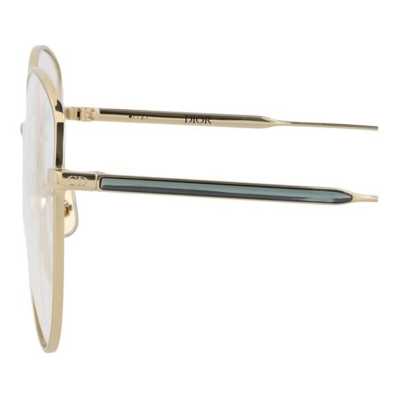 Dior Womens Round/Oval Gold Gold Transparent Fashion Designer Eyewear - Picture 4 of 4